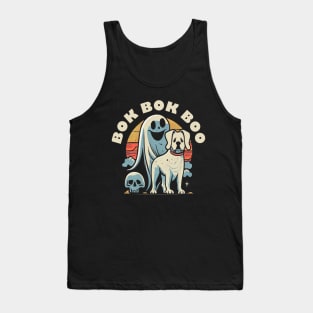 Bok Bok Boo Funny Dog Halloween Tank Top